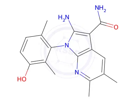 Chemical structure of Lunresertib Impurity 1 (R Chirality)