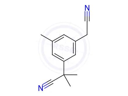 Chemical structure of Anastrozole Impurity 62