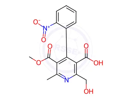 Chemical structure of Hydroxydehydro Nifedipine Carboxylate Sodium Salt
