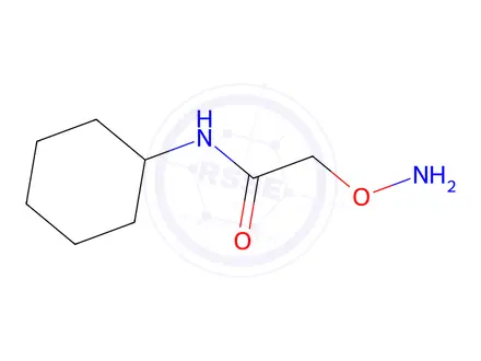 Chemical structure of 2-(Aminooxy)-N-cyclohexylacetamide