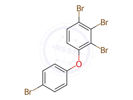 Chemical structure of 2,3,4,4'-Tetrabromodiphenyl ether