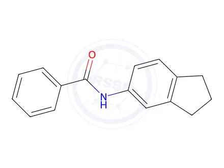 Chemical structure of n-(2,3-Dihydro-1h-inden-5-yl)benzamide