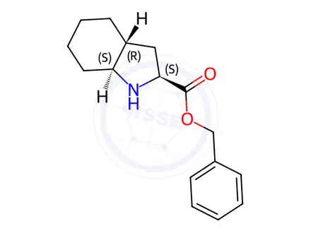 Chemical structure of (2S, 3aR,7aS)-Benzyl octahydro-1H-indole-2-carboxylate