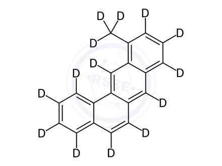 Chemical structure of 12-Methylbenz[a]anthracene-d14