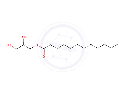 Chemical structure of Monolaurin