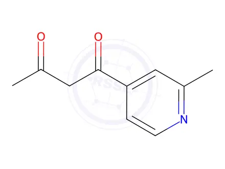 Chemical structure of 1-(2-Methyl-4-pyridinyl)-1,3-butanedione