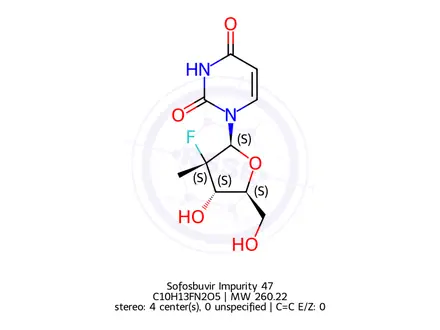 Chemical structure of Sofosbuvir Impurity 246