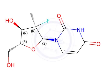 Chemical structure of Sofosbuvir Impurity 12