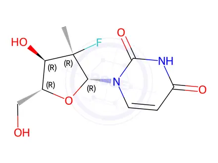 Chemical structure of Sofosbuvir Nucleoside Derivative