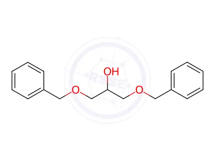 Chemical structure of 1,3-Dibenzyloxy-2-propanol