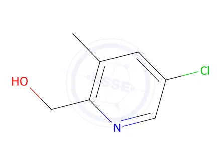 Chemical structure of (5-Chloro-3-methylpyridin-2-yl)methanol