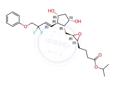 Chemical structure of Tafluprost Impurity 89