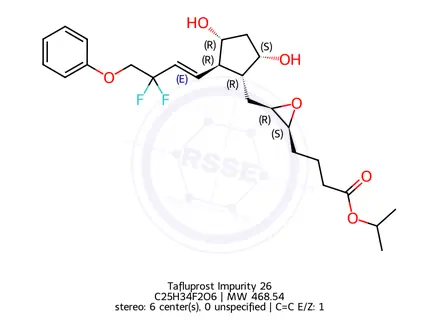 Chemical structure of Tafluprost Impurity 89
