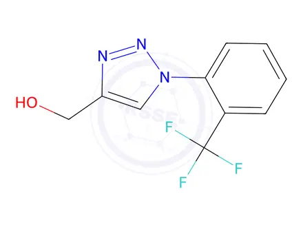 Chemical structure of (1-(2-(Trifluoromethyl)phenyl)-1H-1,2,3-triazol-4-yl)methanol