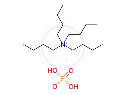 Chemical structure of Tetrabutylammonium phosphate monobasic