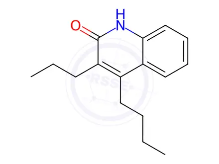 Chemical structure of 4-Butyl-3-propylquinolin-2(1H)-one