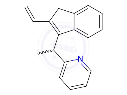 Chemical structure of 2-De(dimethylamino)-2-vinyl Dimetindene