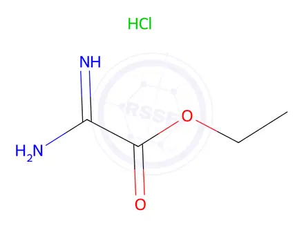 Chemical structure of Ethyl 2-amino-2-iminoacetate hydrochloride