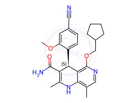 Chemical structure of Finerenone Impurity 381