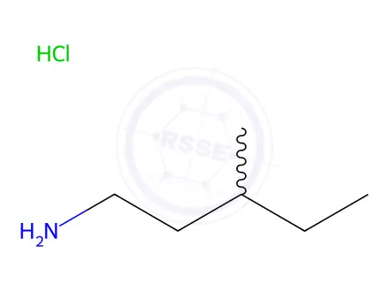 Chemical structure of 3-methylpentan-1-amine hydrochloride