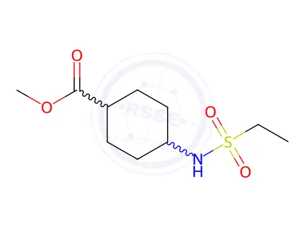Chemical structure of rel-Methyl (1r,4r)-4-(ethylsulfonamido)cyclohexane-1-carboxylate