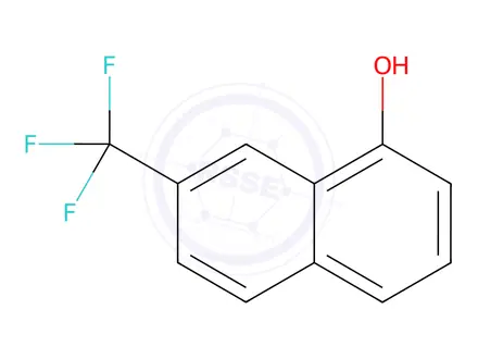 Chemical structure of 2-(TRIFLUOROMETHYL)-8-NAPHTHOL