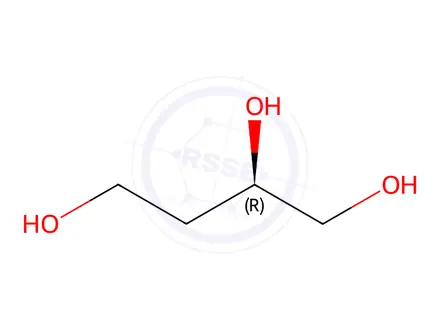 Chemical structure of (R)-(+)-1,2,4-Butanetriol