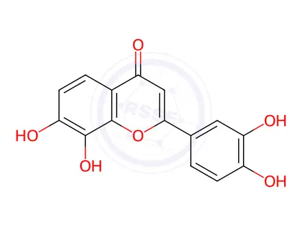 Chemical structure of Tetrahydroxyflavone