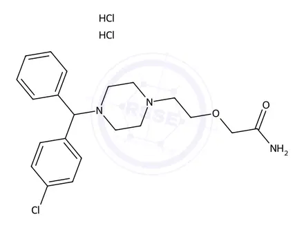 Chemical structure of Cetirizine Amide Dihydrochloride