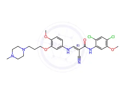 Chemical structure of Bosutinib Impurity II