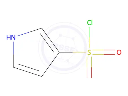 Chemical structure of 1H-Pyrrole-3-sulfonyl chloride