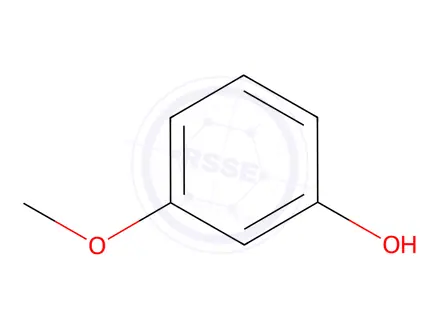 Chemical structure of 3-Methoxyphenol