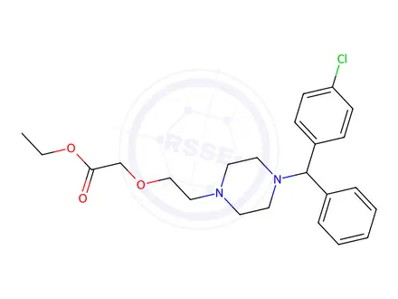 Chemical structure of Cetirizine ethyl Impurity 3