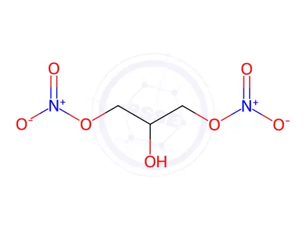 Chemical structure of Glyceryl Trinitrate Impurity 5 (Glyceryl Trinitrate EP Impurity E)