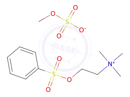 Chemical structure of Phenyl 2-trimethylammonium ethanesulfonate methyl sulfate
