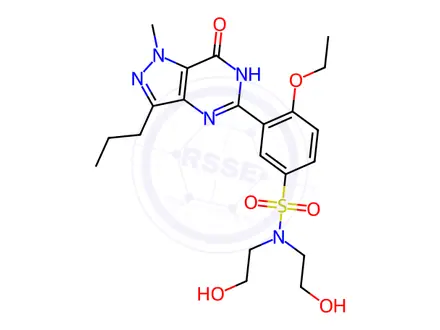 Chemical structure of Sildenafil Citrate Impurity 179