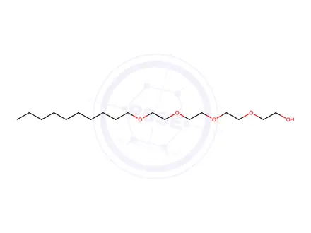 Chemical structure of 3,6,9,12-Tetraoxadocosan-1-ol