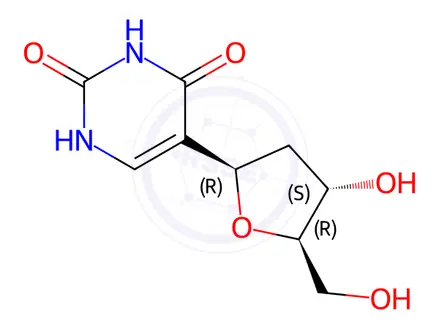 Chemical structure of 2'-Deoxypseudouridine