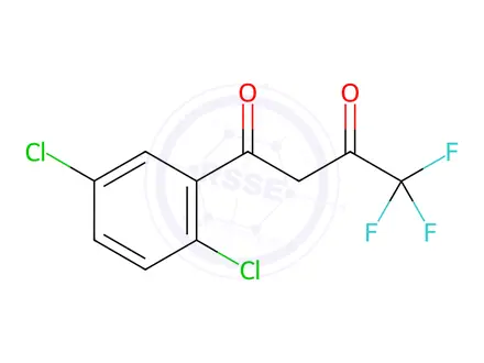 Chemical structure of 4,4,4-TRIFLUORO-1-(2,5-DICHLOROPHENYL)-1,3-BUTANEDIONE