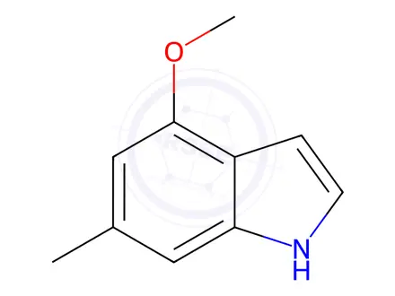 Chemical structure of 4-methoxy-6-methyl-1H-indole