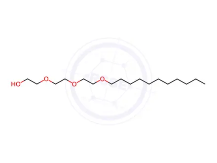 Chemical structure of Ethanol, 2-[2-[2-(undecyloxy)ethoxy]ethoxy]-