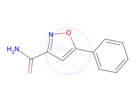 Chemical structure of 5-Phenylisoxazole-3-carboxamide