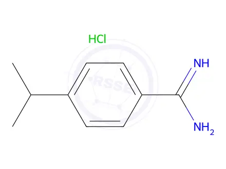 Chemical structure of 4-Isopropylbenzenecarboximidamide