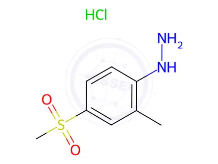 Chemical structure of (4-Methanesulfonyl-2-methylphenyl)hydrazine Hydrochloride