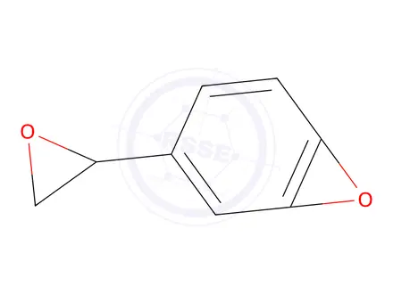 Chemical structure of 3-(Oxiranyl)-7-oxabicyclo[4.1.0]hepta-1,3,5-triene