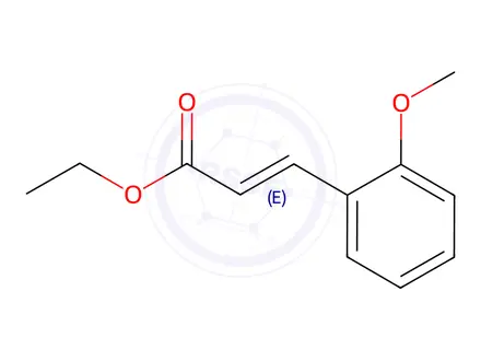 Chemical structure of Ethyl (E)-3-(2-Methoxyphenyl)prop-2-enoate