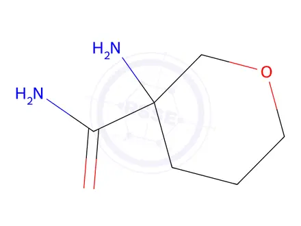 Chemical structure of 3-Aminotetrahydro-2h-pyran-3-carboxamide