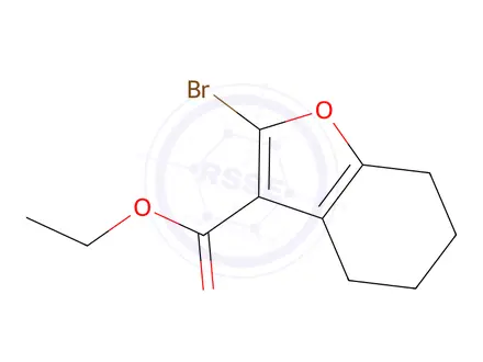 Chemical structure of Ethyl 2-bromo-4,5,6,7-tetrahydrobenzofuran-3-carboxylate