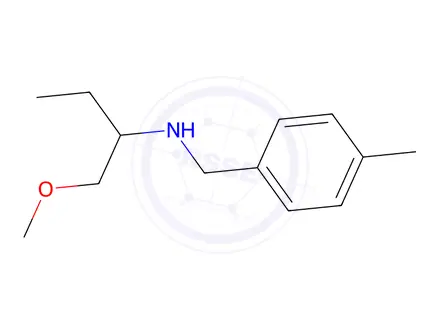 Chemical structure of 1-Methoxy-N-(4-methylbenzyl)butan-2-amine
