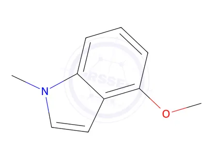 Chemical structure of 4-Methoxy-1-methyl-1H-indole